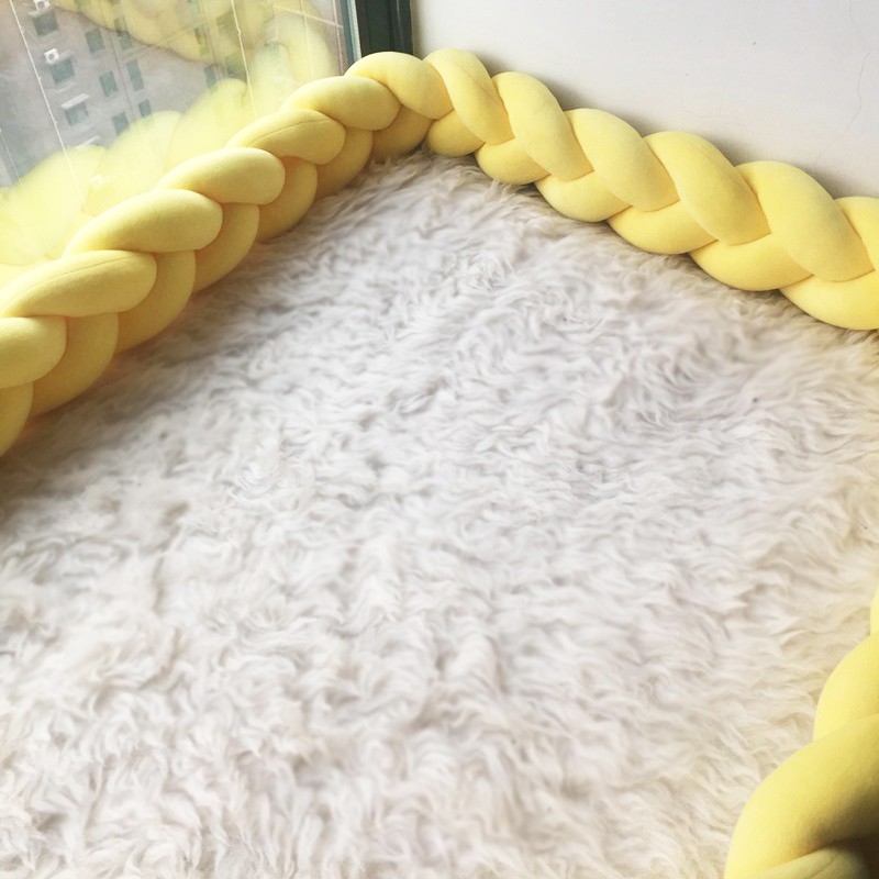 250CM/2.5M Bed Bumper For Newborn Baby Protection Solid Color 3 Knots Long Pillow Babe Cushion White Yellow Bumpers in the Crib
250CM/2.5M Bed Bumper For Newborn Baby Protection Solid Color 3 Knots Long Pillow Babe Cushion White Yellow Bumpers in the Crib