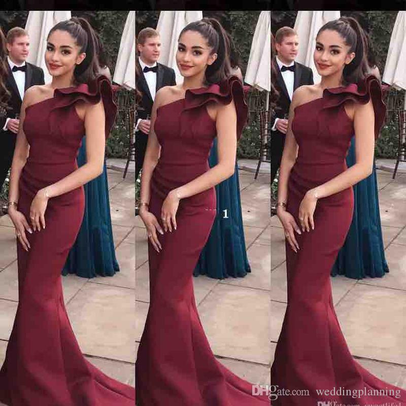 Elegant One-Shoulder Mermaid Burgundy Prom Dresses Sleeveless Long Train Special Formal Party Gown Zipper Back Evening Dresses, Blue
Elegant One-Shoulder Mermaid Burgundy Prom Dresses Sleeveless Long Train Special Formal Party Gown Zipper Back Evening Dresses, Blue