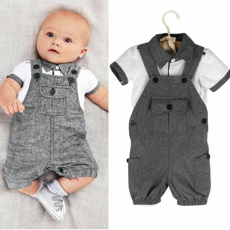 Imcute Baby Toddler Kids Boys Clothes T-shirt Tops + Pants Outfits Romper Infant Bodysuit Clothing Baby Boy Gentlemen 2PCS Set, Gray
Imcute Baby Toddler Kids Boys Clothes T-shirt Tops + Pants Outfits Romper Infant Bodysuit Clothing Baby Boy Gentlemen 2PCS Set, Gray