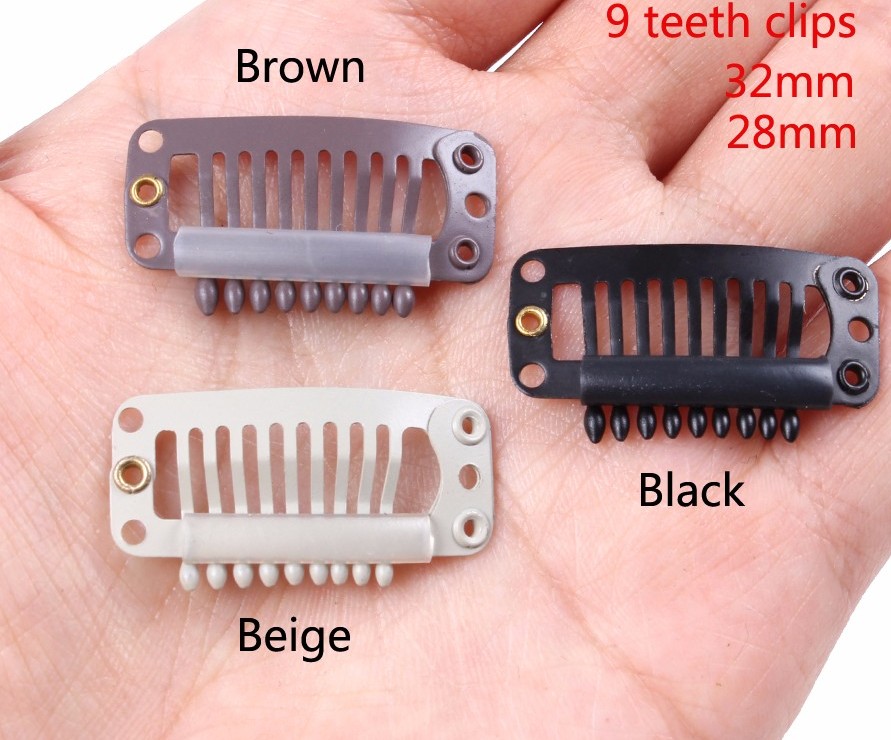 Tape In Hair Extension Button Hair Clip Snap For Skin Weft Clip Hair Extensions 100Pieces/pack