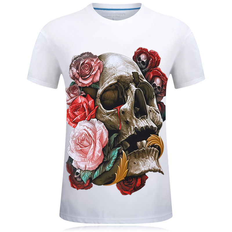 E-BAIHUI New 2022 Flowes Printed T Shirt Skull 3d Print Red Rose Men/Women T-shirt Funny Hip Hop Rock Tees Shirts Men 3d Tshirts Tops, White;black
E-BAIHUI New 2022 Flowes Printed T Shirt Skull 3d Print Red Rose Men/Women T-shirt Funny Hip Hop Rock Tees Shirts Men 3d Tshirts Tops, White;black