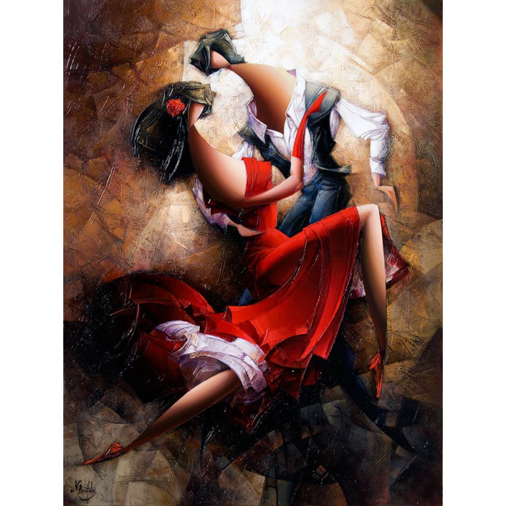 Modern paintings abstract Spanish Tango hand painted canvas art women picture for home decor
Modern paintings abstract Spanish Tango hand painted canvas art women picture for home decor