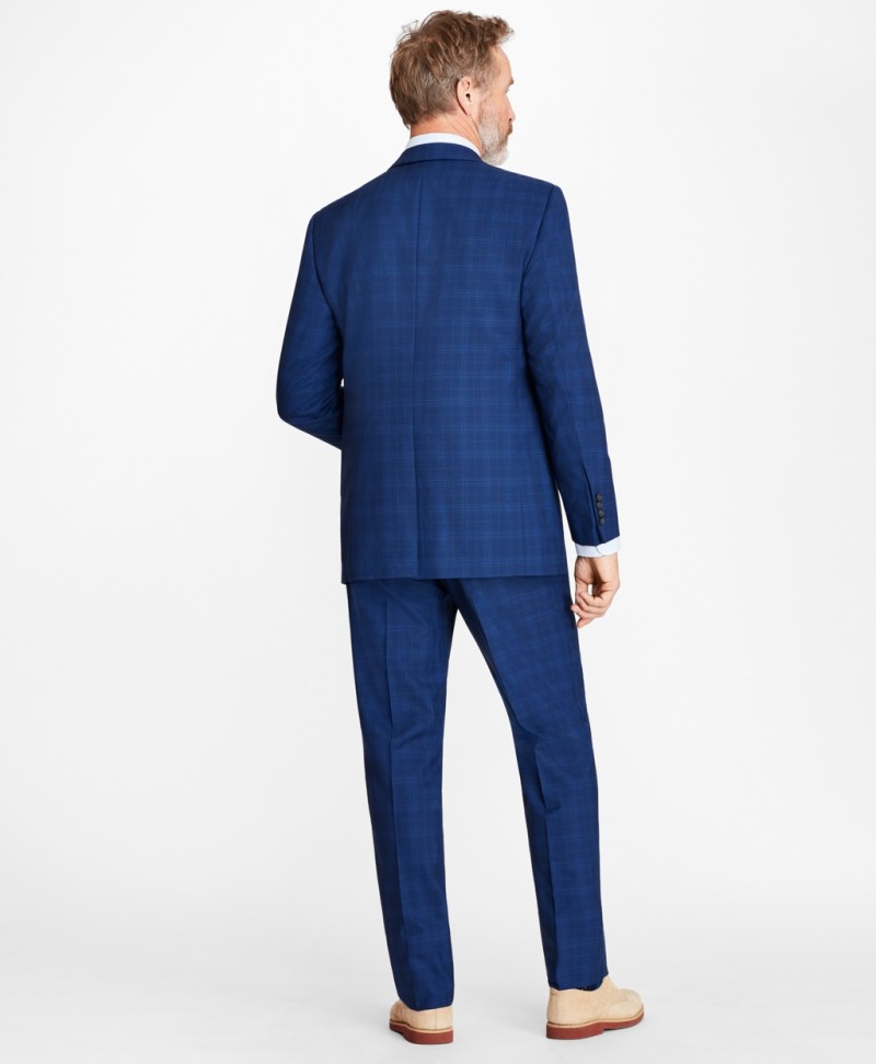 Navy Blue Men Wedding Tuxedos ( Jacket+Pants) Groomsmen Wear Two Pieces Formal Party Prom Custom Made Blazer