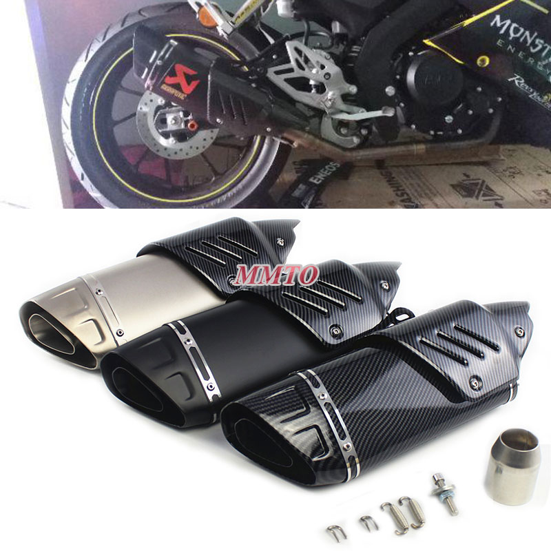 Exhaust Motorcycle Akrapovic Echappement Escape Moto Scarico Pitbike Modified Motorbike For R6 MT09 cr125 zx6r tmax 530 gsxr1300
Exhaust Motorcycle Akrapovic Echappement Escape Moto Scarico Pitbike Modified Motorbike For R6 MT09 cr125 zx6r tmax 530 gsxr1300