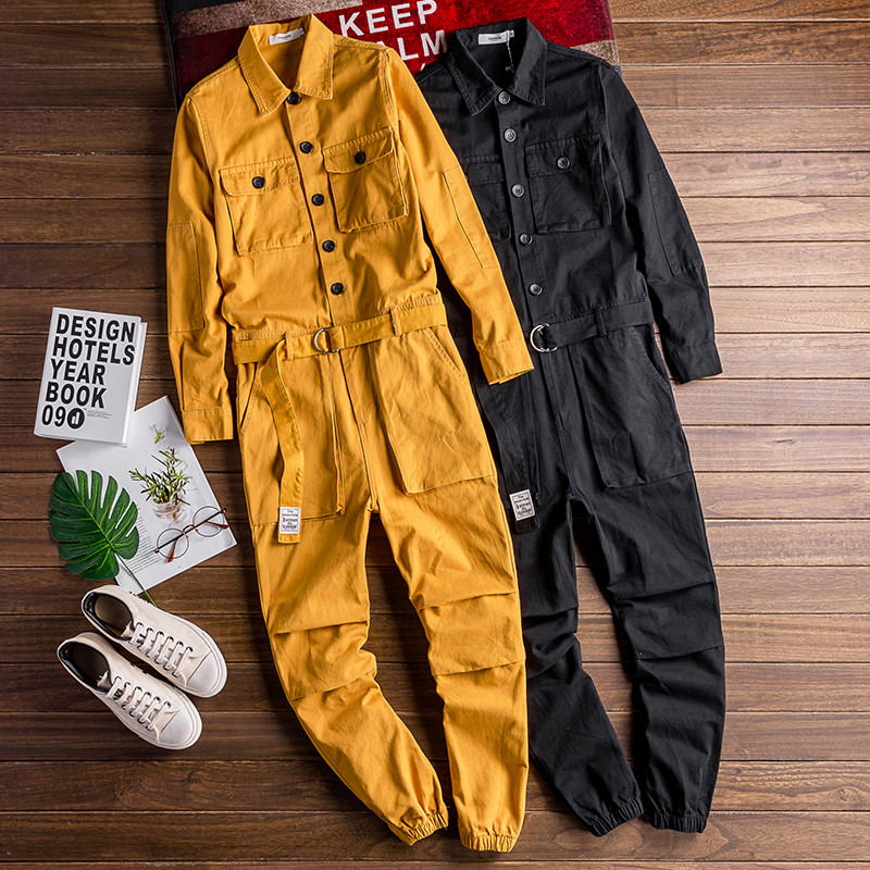 Spring and Autumn Male Denim Suit Jumpsuit HipHop Overalls jeans Suits Handsome Nine-point pants large size Costumes, Black
Spring and Autumn Male Denim Suit Jumpsuit HipHop Overalls jeans Suits Handsome Nine-point pants large size Costumes, Black