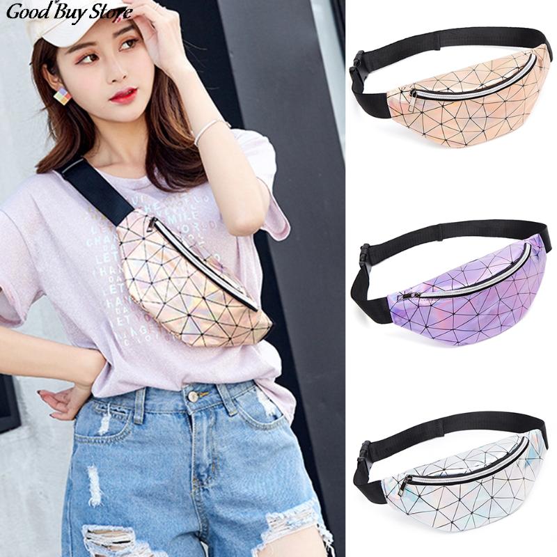 Holographic Waist Bags Women Geometric Waist Pack Chest Handbag Fashion Leather Korean Version Belt Bag Phone Purse, Sky blue
Holographic Waist Bags Women Geometric Waist Pack Chest Handbag Fashion Leather Korean Version Belt Bag Phone Purse, Sky blue