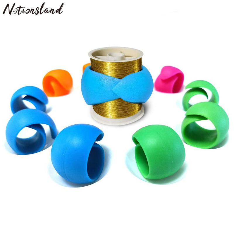 Random Color Thread Spool Huggers Bobbin Clamps Holders Keep Thread Tails Under Control for Quilting Sewing Accessories
Random Color Thread Spool Huggers Bobbin Clamps Holders Keep Thread Tails Under Control for Quilting Sewing Accessories