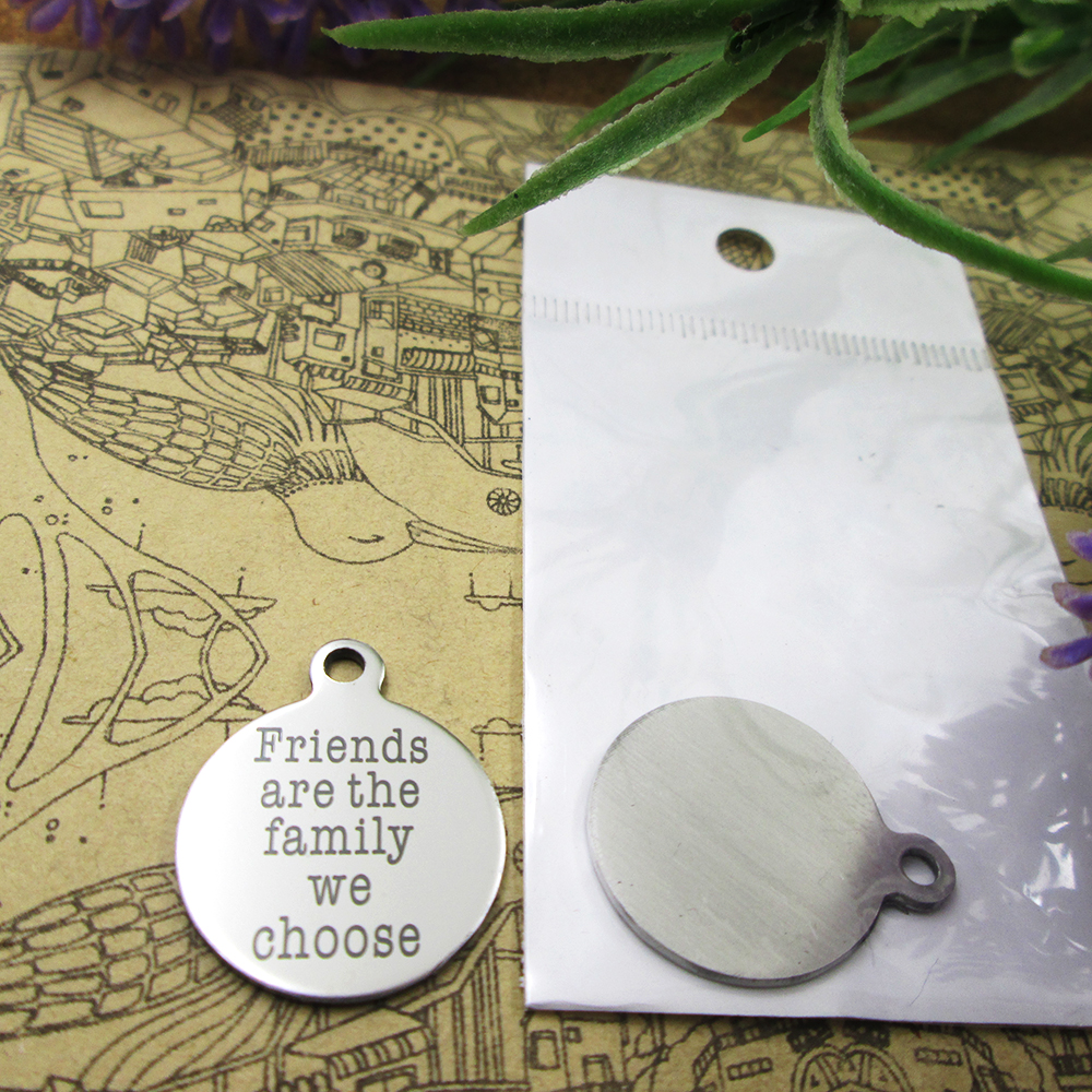 40pcs--"Friends are the family we choose"stainless steel charms more style for choosing DIY Charms pendants for necklace
40pcs--"Friends are the family we choose"stainless steel charms more style for choosing DIY Charms pendants for necklace
