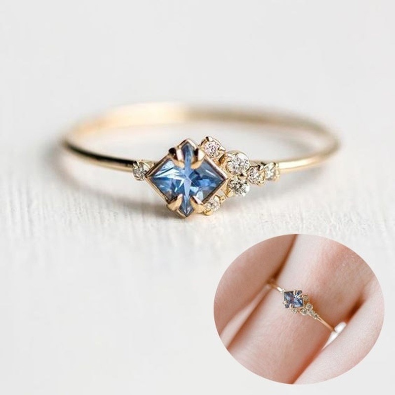 Set Square Zirconium Drill Stone Ring Woman 14k Gold Engagement Ring Ring Hand Ornaments
Set Square Zirconium Drill Stone Ring Woman 14k Gold Engagement Ring Ring Hand Ornaments