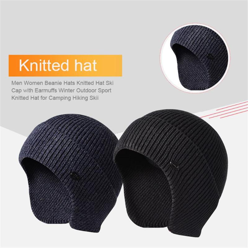 Men Women Beanie Hats Knitted Hat Ski Cap With Earmuffs Winter Outdoor Sport Knitted Hat For Camping Hiking Skiing
Men Women Beanie Hats Knitted Hat Ski Cap With Earmuffs Winter Outdoor Sport Knitted Hat For Camping Hiking Skiing