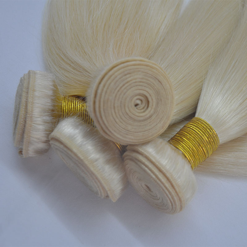 grade 8a color 613 brazilian hair bundles hair 50g piece 5pcs lot blonde virgin human hairs