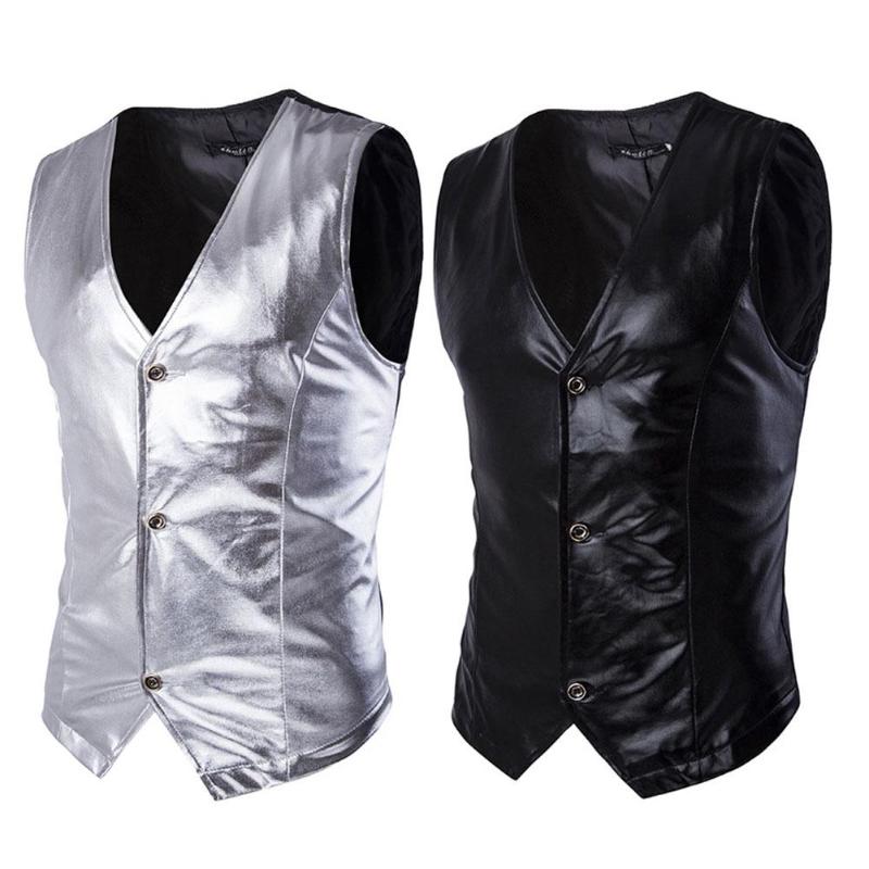 Stylish Men Sleeveless Gold Stamping Single-breasted Slim Waistcoat Business Top, Black
Stylish Men Sleeveless Gold Stamping Single-breasted Slim Waistcoat Business Top, Black