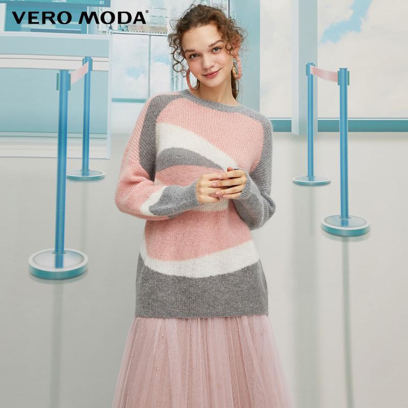 Women's Vintage Style Morandi Splice Cotton Woolen Sweater | 319413534, Lt. grey mel.
Women's Vintage Style Morandi Splice Cotton Woolen Sweater | 319413534, Lt. grey mel.