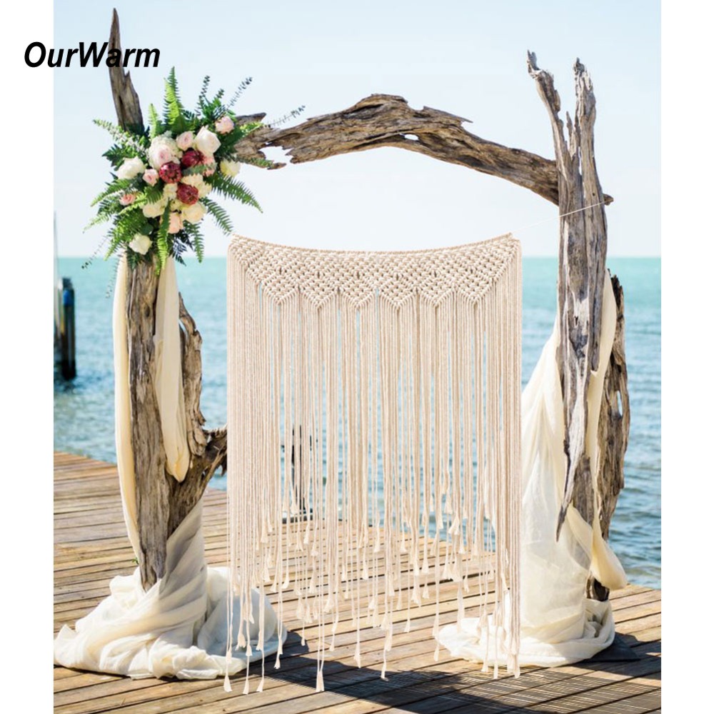 DIY Boho Rustic Wedding Macrame Curtains Wall Photo Backdrop Handmade Cotton Summer Wedding Engagement Party Decoration
DIY Boho Rustic Wedding Macrame Curtains Wall Photo Backdrop Handmade Cotton Summer Wedding Engagement Party Decoration