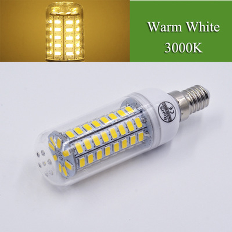 E27 E14 GU10 G9 B22 LED Light Corn Bulb Super Bright 5730 7W/12W/15W/18W/20W Warm/White 110V 220V for Chandelier