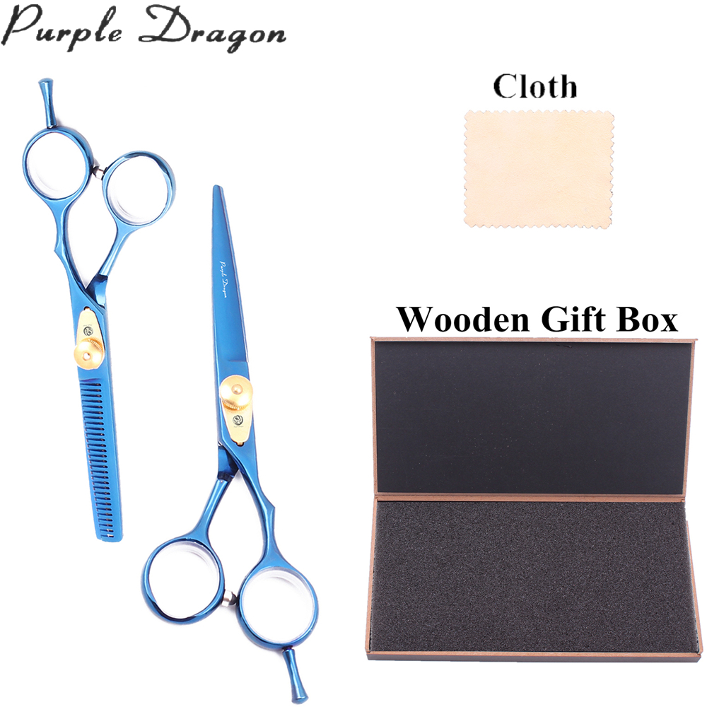 Hair Thinning Shears Z1020 6" Blue Stainless Purple Dragon Haircut Shears Hair Cutting Scissors Hairdresser Set Hair Scissors Set of Tool
Hair Thinning Shears Z1020 6" Blue Stainless Purple Dragon Haircut Shears Hair Cutting Scissors Hairdresser Set Hair Scissors Set of Tool