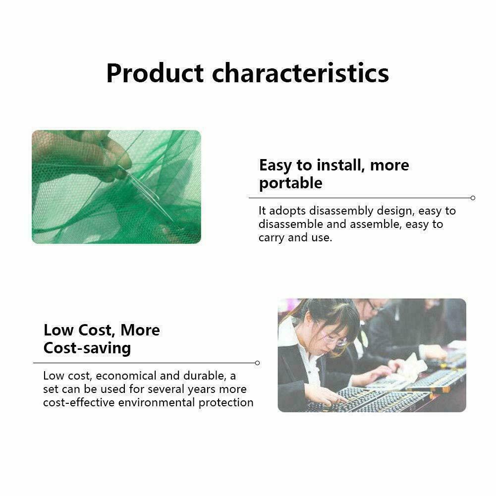 DHL The Ranch Fly Trapper Reusable Pest Bug Reusable Hanging Fly Catcher Killer Cage Mosquito Zapper Cage Net Trap5369695