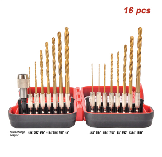 Wholesales!!! Free shipping 2019 TOOLMAN 16pcs Multi Hss Purpose Twist Drill Bit Set For Hand Tool Or Power Tool
Wholesales!!! Free shipping 2019 TOOLMAN 16pcs Multi Hss Purpose Twist Drill Bit Set For Hand Tool Or Power Tool