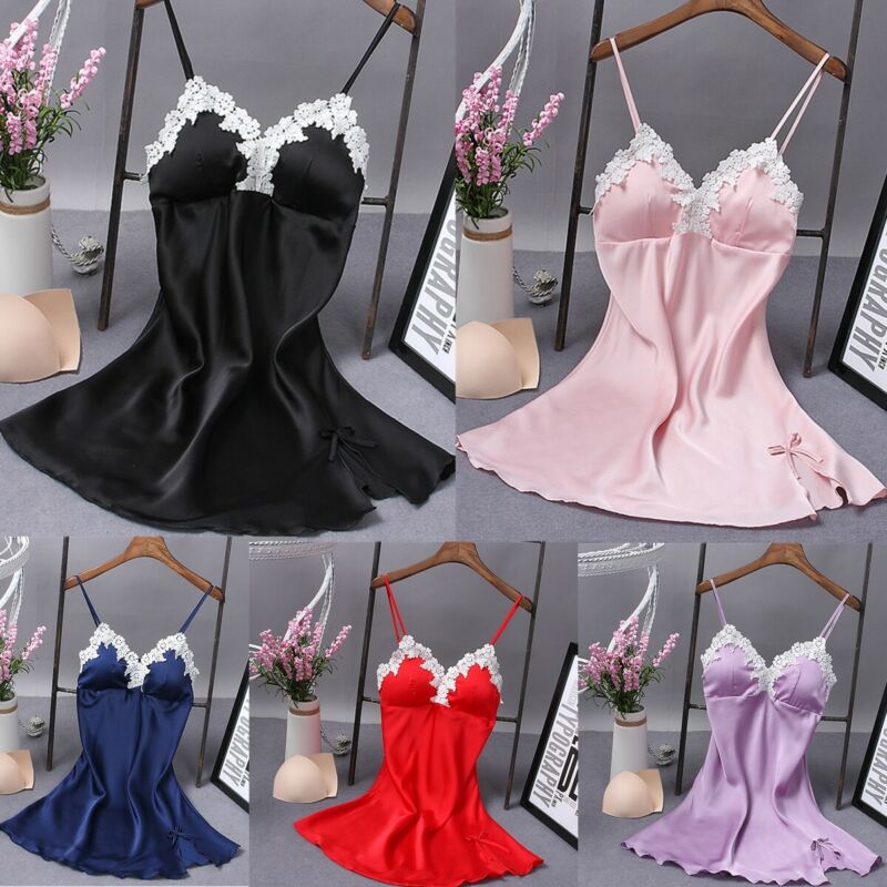 Lingerie Women Satin Silk Lace Robe Dress Babydoll Nightdress Sleepwear Summer Fashion Sexy High Waist Solid Mini Sleep Dress
Lingerie Women Satin Silk Lace Robe Dress Babydoll Nightdress Sleepwear Summer Fashion Sexy High Waist Solid Mini Sleep Dress
