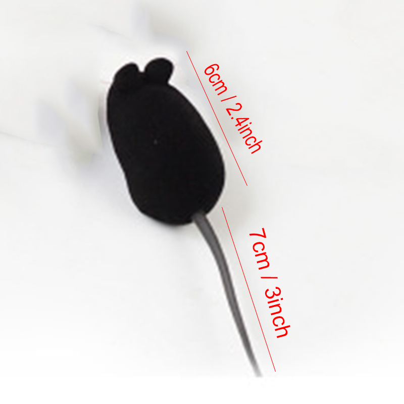 New Little Noise Sound Squeak Rat Playing Gift For Kitten Cat Play Toy Pet Rubber Plush Mouse Toys Wholesale DBC BH2918