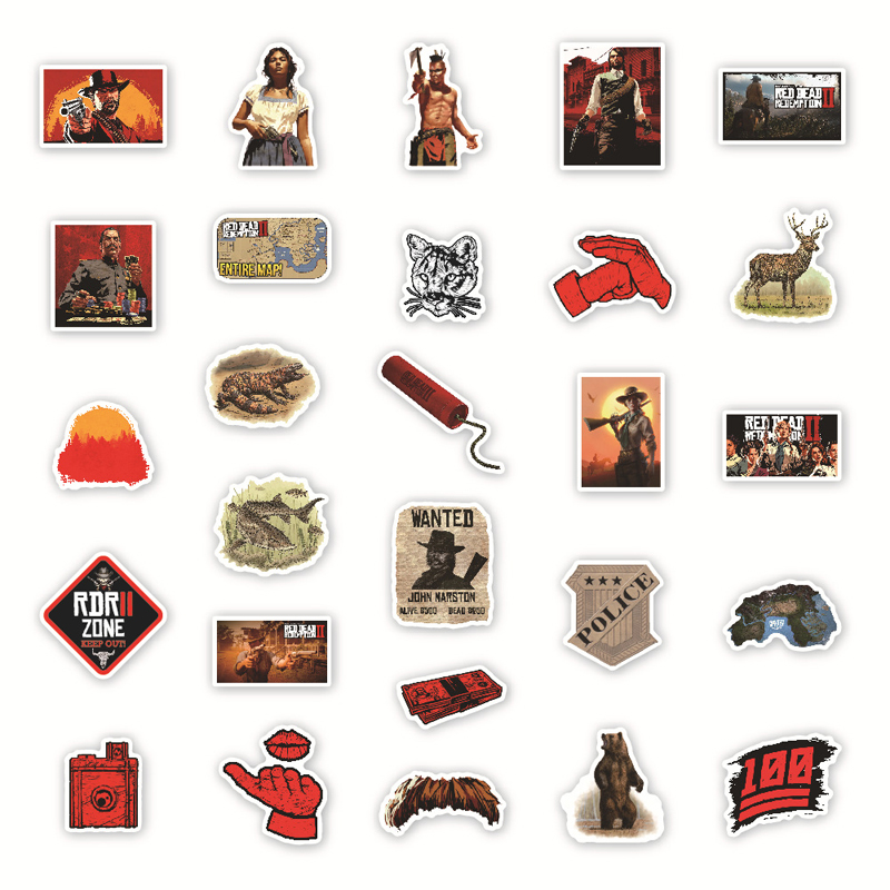 100pcs/Lot Top Game Characters Exciting Stickers Scrapbooking For Laptop Macbook Skateboard Guitar Luggage Motor Cycle