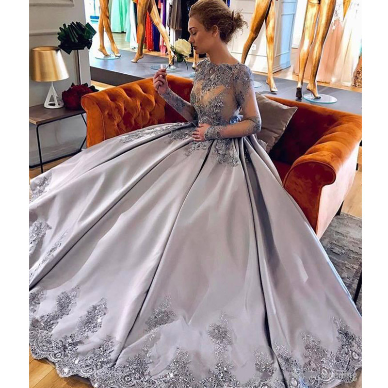 2020 Long Sleeves Satin Evening Dress Silver Gray Lace Applique Beaded Pageant Formal Holiday Wear Prom Party Gown Custom Made Plus Size, Hunter green
2020 Long Sleeves Satin Evening Dress Silver Gray Lace Applique Beaded Pageant Formal Holiday Wear Prom Party Gown Custom Made Plus Size, Hunter green
