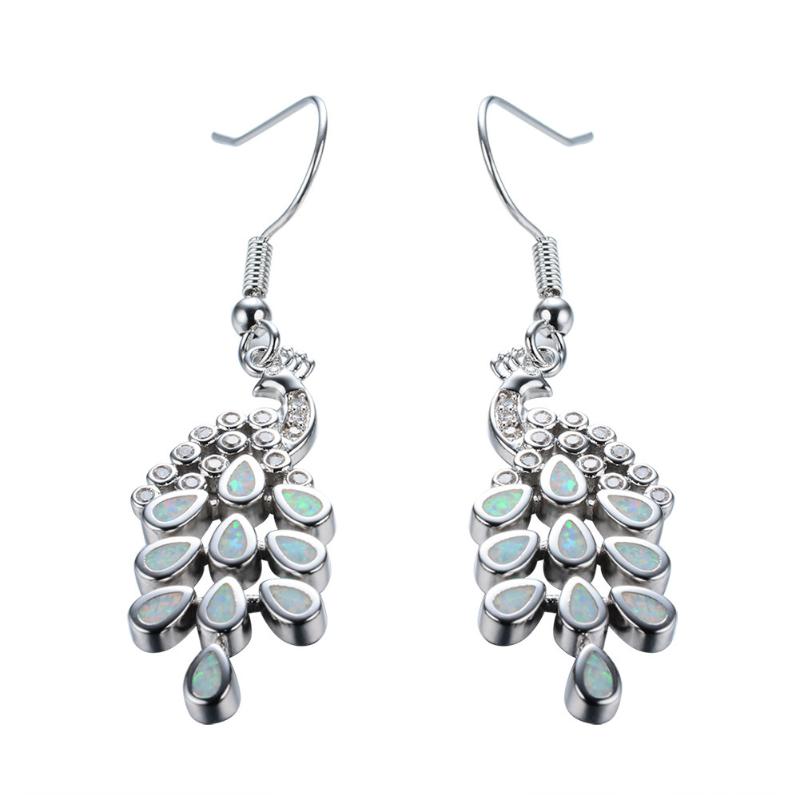 UFOORO Fashion Luxury S925 Sterling White/Blue Real Opal Peacock-shaped Earrings For Women Wedding Gift Mother'S Day Gift
UFOORO Fashion Luxury S925 Sterling White/Blue Real Opal Peacock-shaped Earrings For Women Wedding Gift Mother'S Day Gift