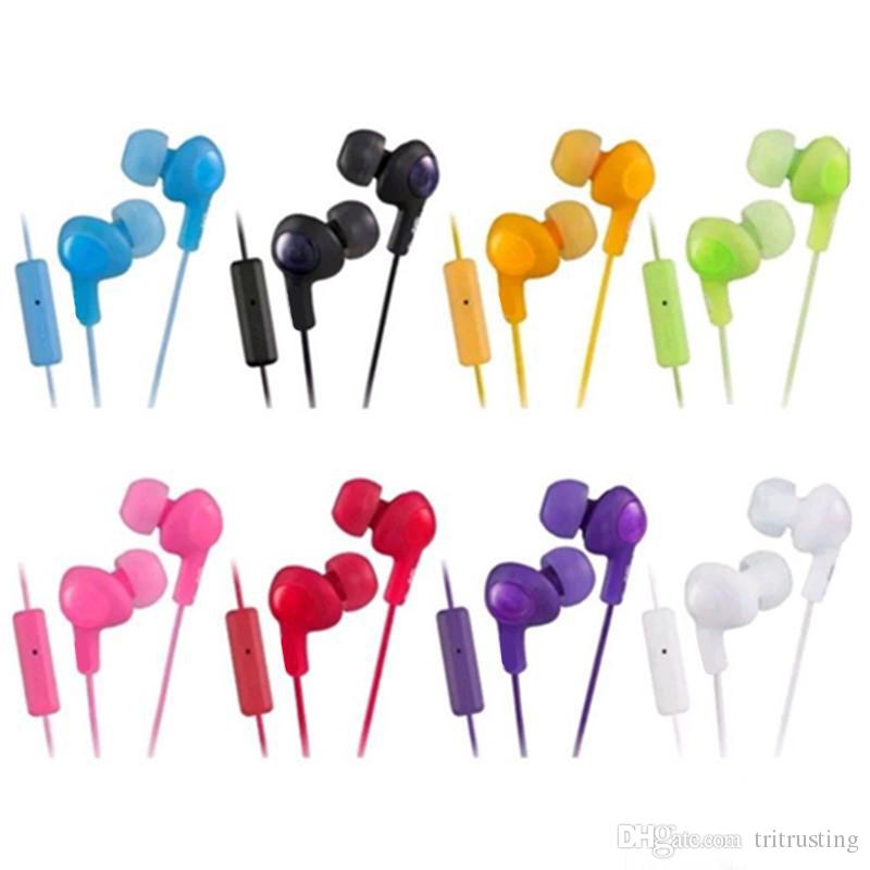 Gumy HA FR6 Gummy Earphones Headphone Earbuds 3.5mm mini in-Earphone HA-FR6 Plus with MIC For smart Android phone and retail package