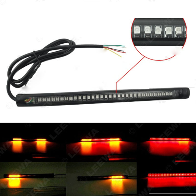 car 48 light SMD motorcycle light strip LED brake turn signal Sleeve waterproof soft plate brake signal integrated taillight, As pic
car 48 light SMD motorcycle light strip LED brake turn signal Sleeve waterproof soft plate brake signal integrated taillight, As pic