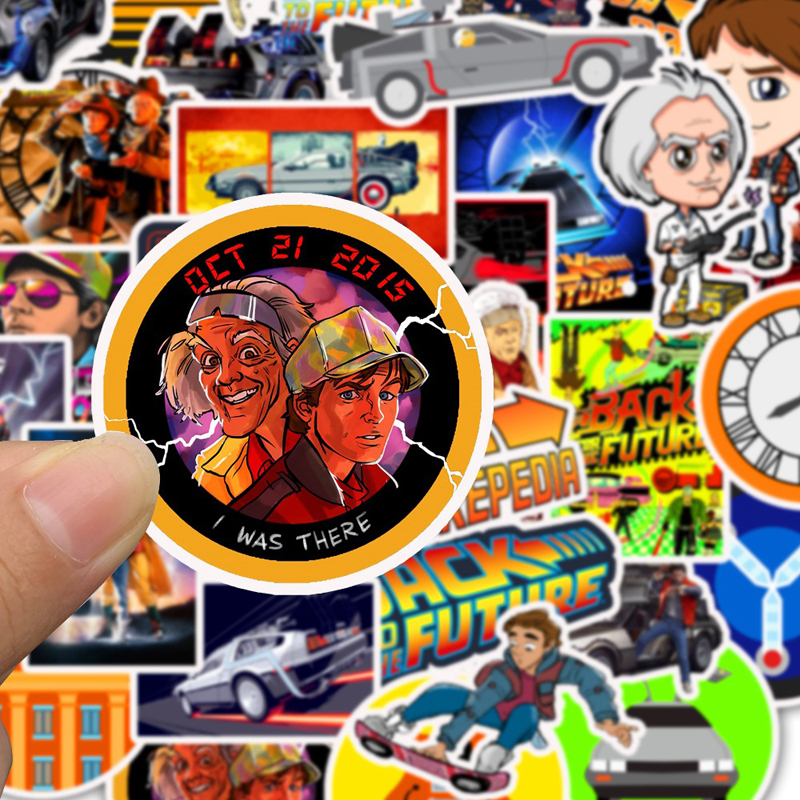50pcs/Set Classic Movie Landscape Characters Stickers For Luggage Laptop Art Painting DIY Poster Stickers Waterproof Skateboard Toys