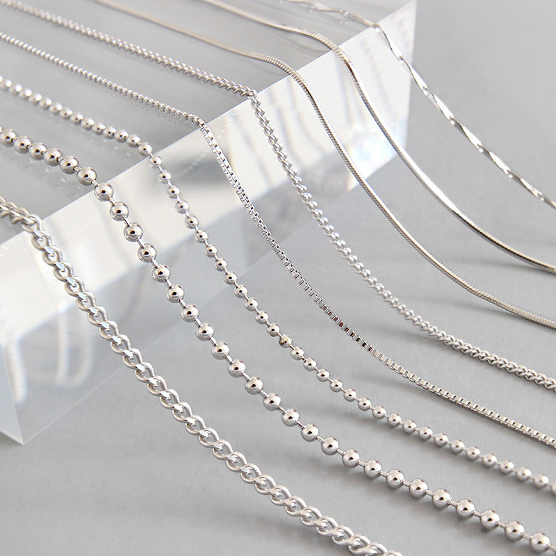 Authentic 925 Sterling Silver Link Chain Necklace Fit For Pendants for Women Men's Sterling Silver 925 Jewelry Accessories Gift
Authentic 925 Sterling Silver Link Chain Necklace Fit For Pendants for Women Men's Sterling Silver 925 Jewelry Accessories Gift