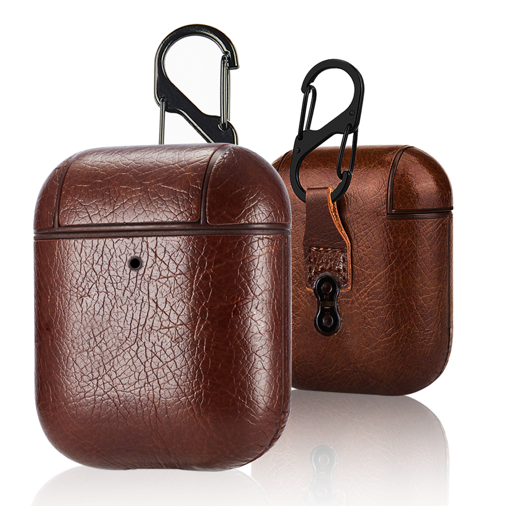 Protective Bag Leather Sleeve Cover Case Storage Earphone Portable For Apple AirPods Shockproof Charging Box Anti-Lost Cases With Hook
Protective Bag Leather Sleeve Cover Case Storage Earphone Portable For Apple AirPods Shockproof Charging Box Anti-Lost Cases With Hook