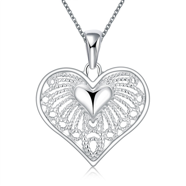 Plated sterling silver necklace 20 inches Hollow Heart-shaped pendant necklace DHSN720 Top sale 925 silver plate Pendant Necklaces jewelry
Plated sterling silver necklace 20 inches Hollow Heart-shaped pendant necklace DHSN720 Top sale 925 silver plate Pendant Necklaces jewelry