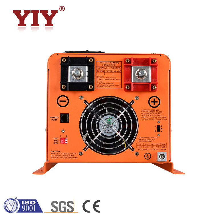 Solar Inverter Battery Charger LED 3-6KW DC24/48V AC120-240V Split Phase Dual Output Pure Sine Wave Power Inverter AC-DC Transform Off-grid Hybrid PV 