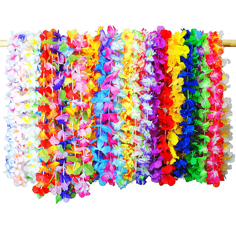 36 Pcs/Set Tropical Hawaiian Flower Garland Party Necklace Garlands Leis Supplies Decoration FO Sale, Multi
36 Pcs/Set Tropical Hawaiian Flower Garland Party Necklace Garlands Leis Supplies Decoration FO Sale, Multi