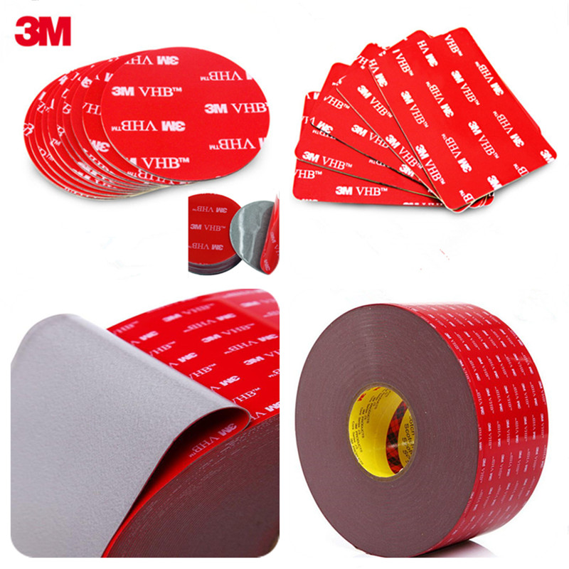 Wholesale 3M VHB Tape Double-sided Multiple sizes round square Strong Clear Transparent Acrylic Foam Adhesive Tapedouble Sided Adhesive 2016
Wholesale 3M VHB Tape Double-sided Multiple sizes round square Strong Clear Transparent Acrylic Foam Adhesive Tapedouble Sided Adhesive 2016