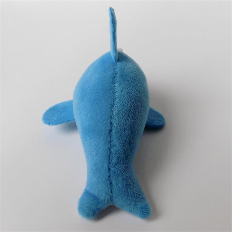50pcs/lot 10cm Dolphin Keychains Mini Plush Pillows Key Ring for Birthday Event Party Kids Party Favors Fashion Pendant Key Chain Jewelry