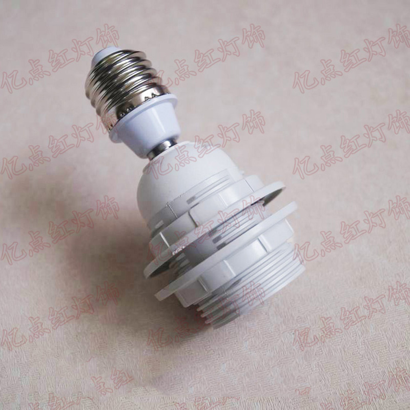 Lampshade Holder E27 Adapter Converter Screw Socket E27 to E27 Adapter Extender for Chandeliers Ceiling Lights etc
Lampshade Holder E27 Adapter Converter Screw Socket E27 to E27 Adapter Extender for Chandeliers Ceiling Lights etc