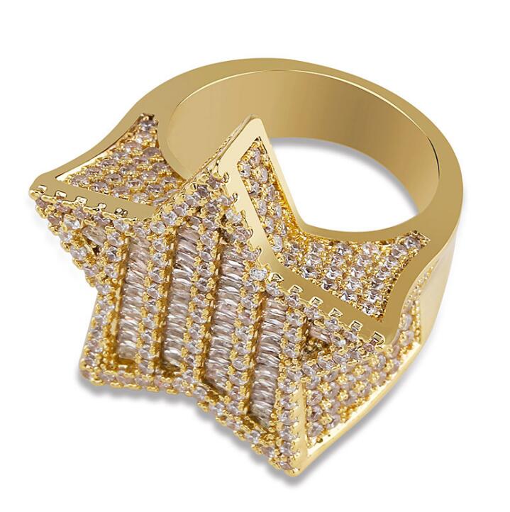 New Pentagon Ring with Zircon Hip-Hop Men's Chao-Ren Ring for Direct Sale Hip-Hop Tide Ring free shipping
New Pentagon Ring with Zircon Hip-Hop Men's Chao-Ren Ring for Direct Sale Hip-Hop Tide Ring free shipping