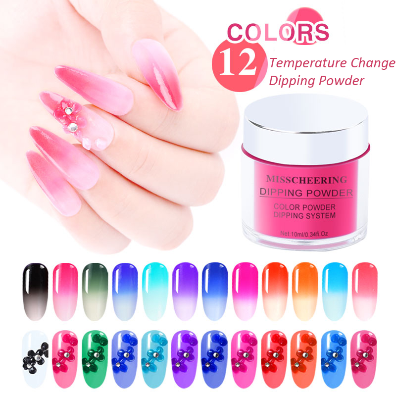 10g Temperature Change Dipping Powder Gradient Magical Color Nail Art Pigment Extension Carved Glitters Nail Powders Natural Dry
10g Temperature Change Dipping Powder Gradient Magical Color Nail Art Pigment Extension Carved Glitters Nail Powders Natural Dry