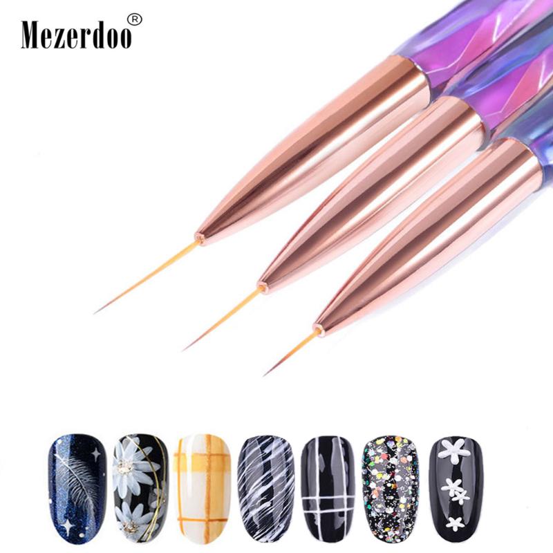 3Pcs Nail Art Brush Set Crystal Thin Liner Drawing Pen Painting Stripes Liner Flower UV Gel Acrylic Nail Art Manicure Tools
3Pcs Nail Art Brush Set Crystal Thin Liner Drawing Pen Painting Stripes Liner Flower UV Gel Acrylic Nail Art Manicure Tools