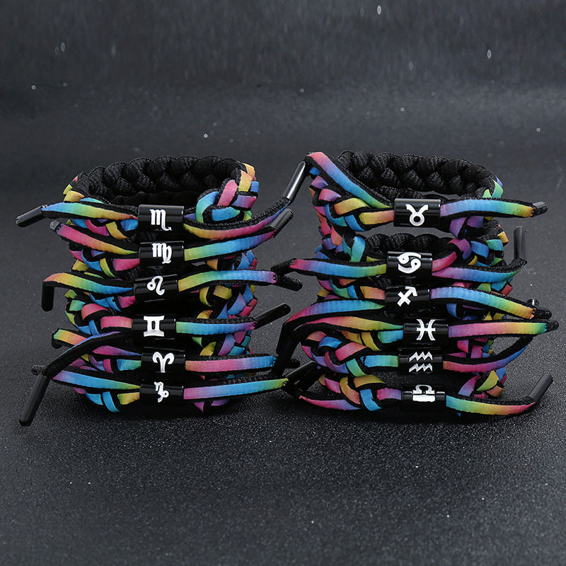 New Handmade Woven twelve constellations Charm Bracelet Men women Vintage Braided Rope Zodiac Bangles Jewelry Free Shipping
New Handmade Woven twelve constellations Charm Bracelet Men women Vintage Braided Rope Zodiac Bangles Jewelry Free Shipping