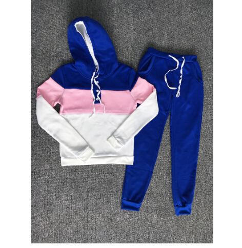 Long Sleeve Casual Suit Set Women Tracksuit Two-Piece Sport Style Outfit Jogging Sweatshirt Fiess Lounge Sportwear B3