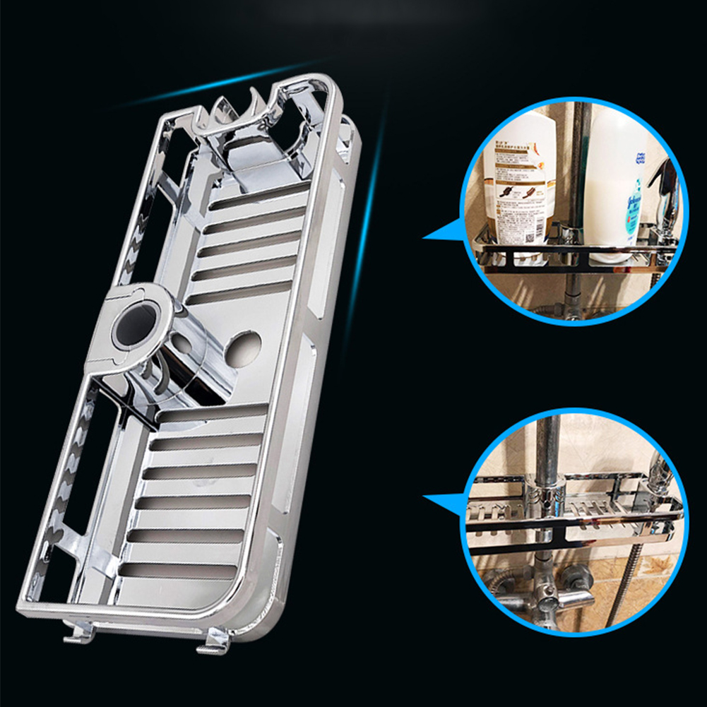 Bathroom Tray Stand Storage Rack Organizer Anti Bacteria Multifunction Rectangle Shower Shelf Lifting Rod No Drilling Removable
Bathroom Tray Stand Storage Rack Organizer Anti Bacteria Multifunction Rectangle Shower Shelf Lifting Rod No Drilling Removable