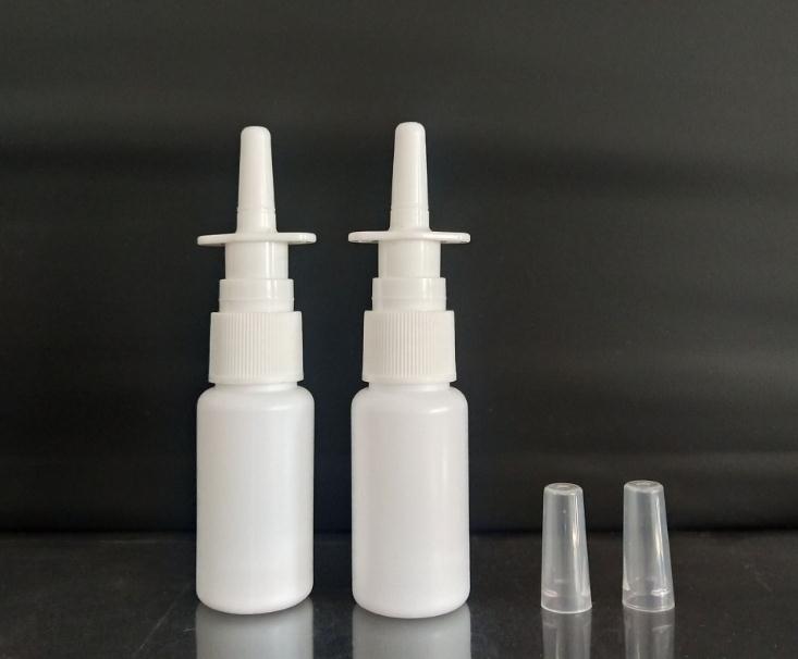 Wholesale 1000 pcs 10ml White Empty Plastic Nasal Spray Bottle 10ml Nasal Atomizers SN2831