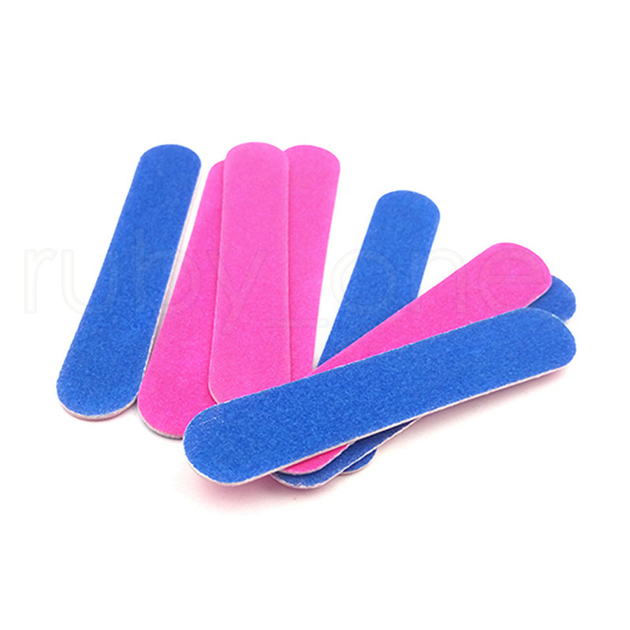 Professional Nail Files Sandpaper Buffers Slim Crescent Grit Tools Disposable Cuticle Remover Callus Polish Pack Tool Limas De Unas Profesionales Nage