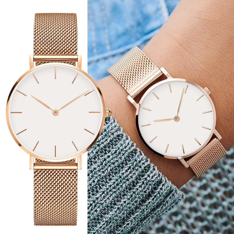 New Fashion Steel strip watches 32mm women watches 40mm men watches Quartz Watch Relogio Feminino Montre Femme Wristwatches gift, Gold white
New Fashion Steel strip watches 32mm women watches 40mm men watches Quartz Watch Relogio Feminino Montre Femme Wristwatches gift, Gold white