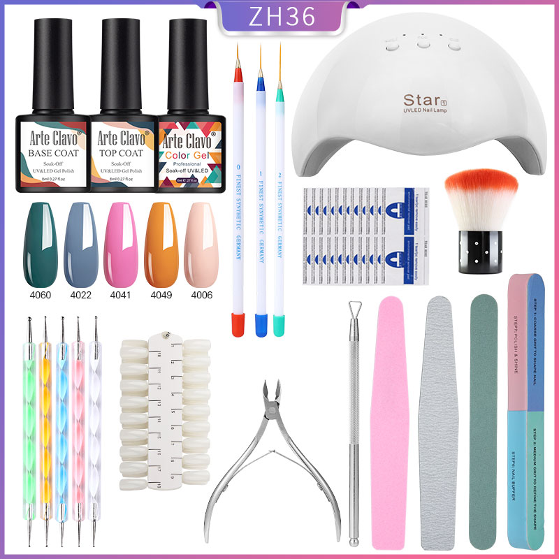 Arte Clavo 8ml Big Manicure Set Soak Off UV Gel Nail Polish Art 5 Colors Gel Polish Prune Varnish Lacquer LED Nail Lamp, Zh42
Arte Clavo 8ml Big Manicure Set Soak Off UV Gel Nail Polish Art 5 Colors Gel Polish Prune Varnish Lacquer LED Nail Lamp, Zh42