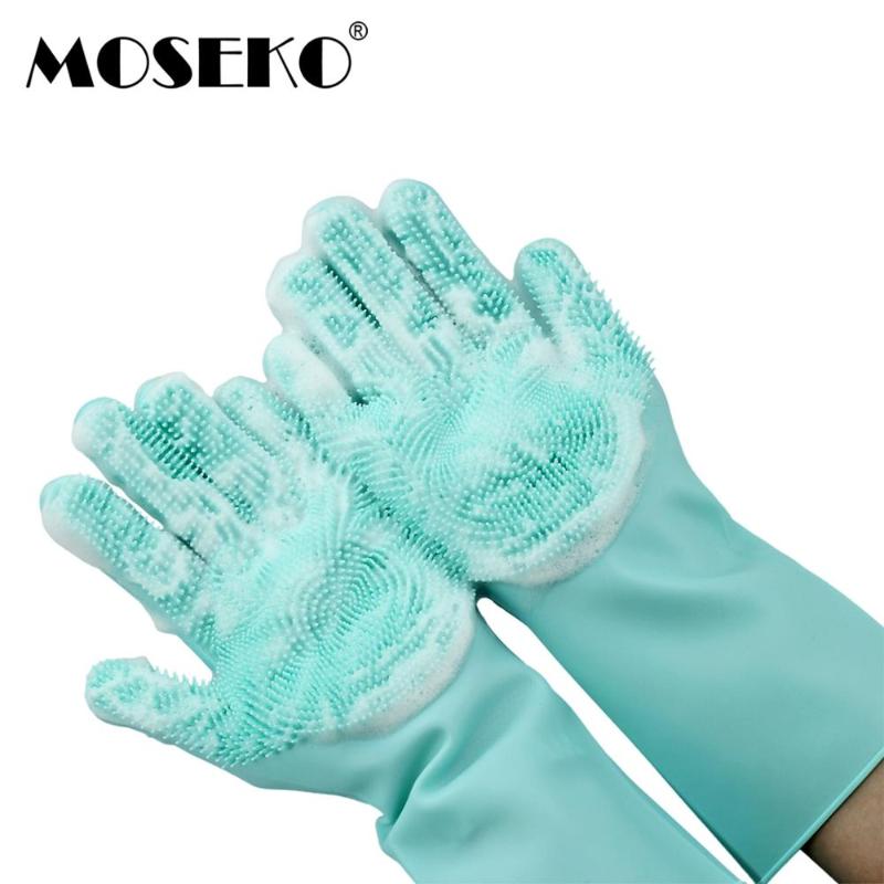 MOSEKO 2PCS Magic Silicone Dish Washing Gloves Kitchen Accessories Dishwashing Glove Household Tools for Cleaning Car Pet Brush
MOSEKO 2PCS Magic Silicone Dish Washing Gloves Kitchen Accessories Dishwashing Glove Household Tools for Cleaning Car Pet Brush