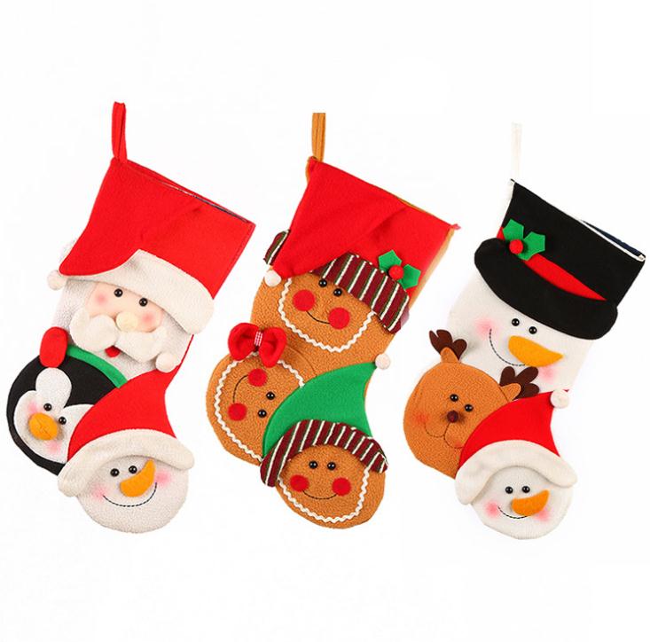 Christmas Decorative Pendant Large Christmas Sock Gift Bag Old Man Snowman Creative Gift Bag Candy Sock SN1451
Christmas Decorative Pendant Large Christmas Sock Gift Bag Old Man Snowman Creative Gift Bag Candy Sock SN1451